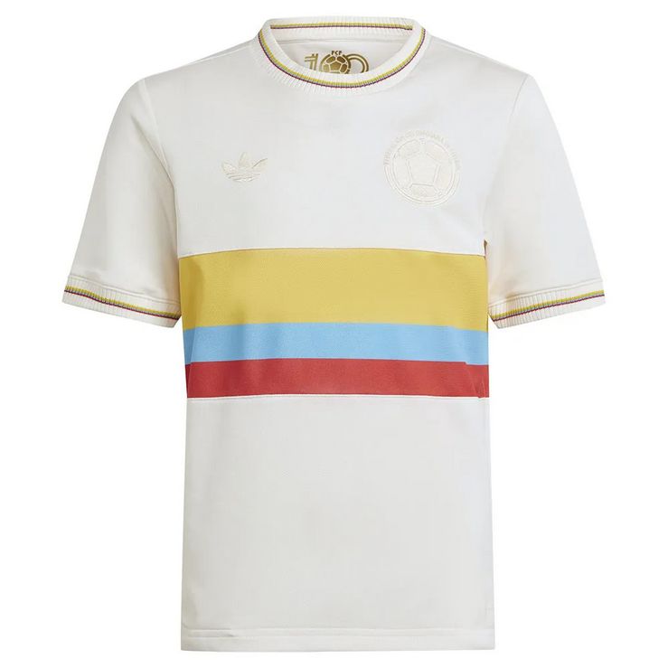 Colombia 100th Anniversary White Soccer Jersey 2024