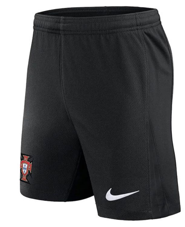 Portugal Away Black Soccer Shorts 2024 (Pants)