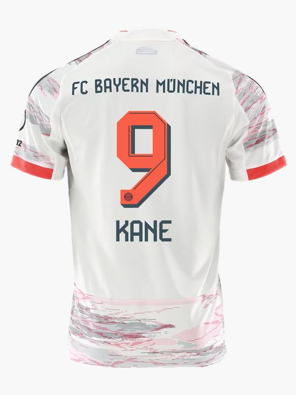 Bayern Munich Away Soccer Jersey 25-26 KANE #9