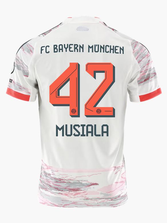 Bayern Munich Away Soccer Jersey 25-26 MUSIALA #42