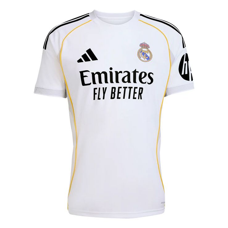 Real Madrid Home White Soccer Jersey 25-26