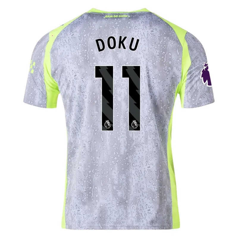 Manchester City Third Soccer Jersey 25-26 Doku #11