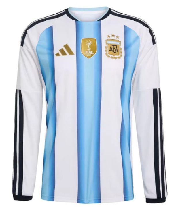Argentina 2026 World Cup Home Soccer Long Sleeve Jersey