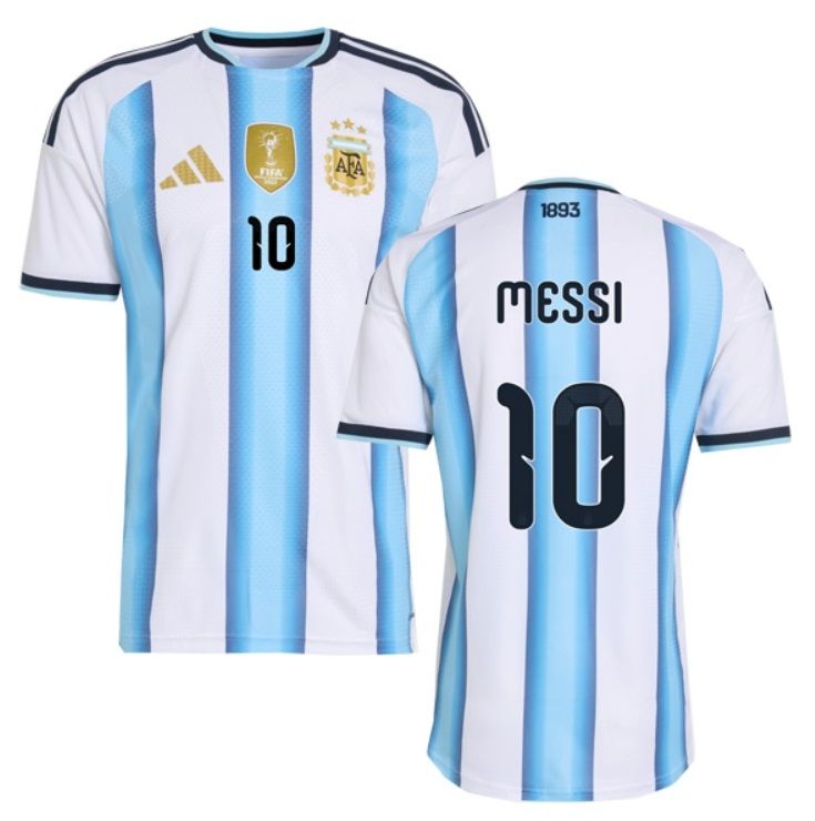 Argentina 2026 World Cup Home Soccer Player Version Jersey Messi #10