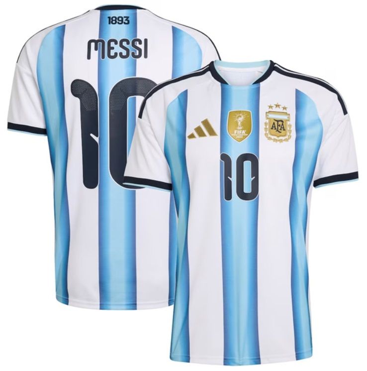 Argentina 2026 World Cup Home Soccer Jersey Messi #10