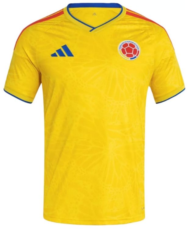 Colombia 2026 World Cup Home Soccer Jersey