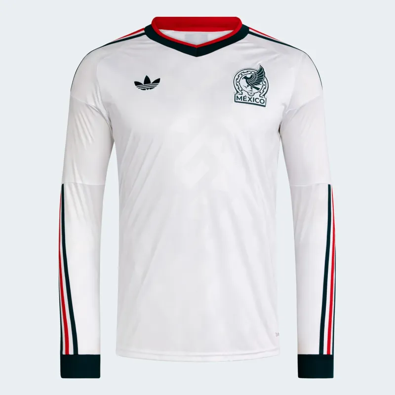 Mexico World Cup 2026 Away White Soccer Long Sleeve Jersey