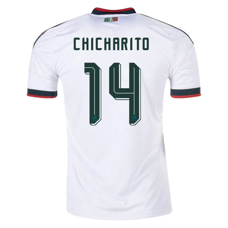 Mexico World Cup 2026 Away White Soccer Jersey Chicharito