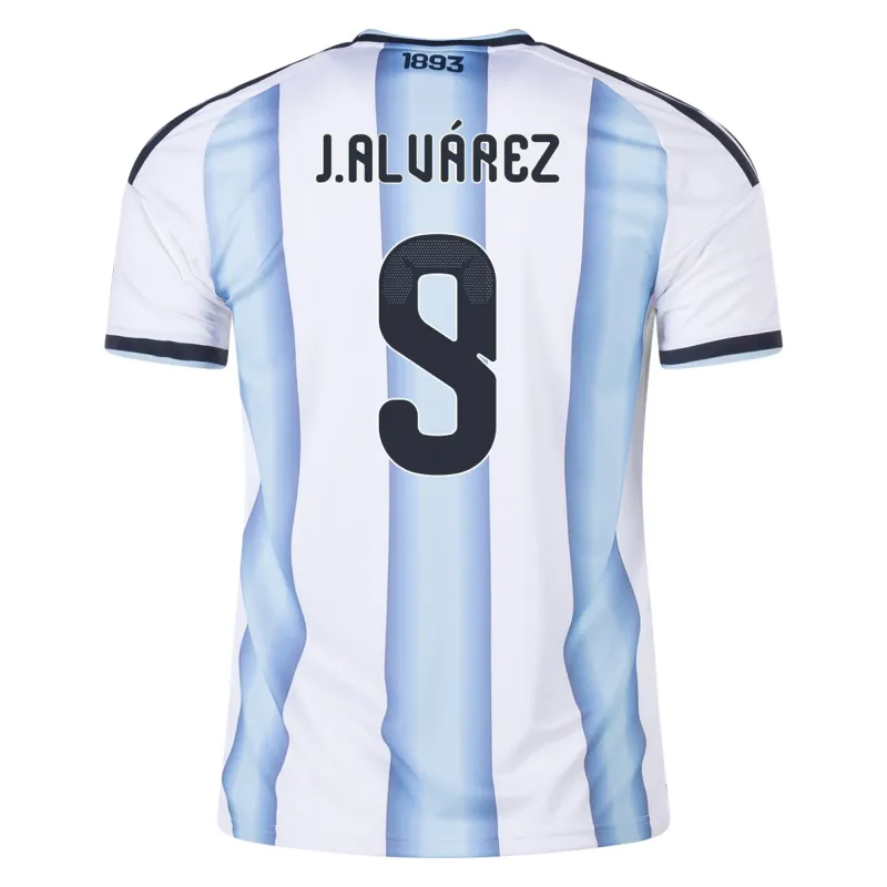 Argentina 2026 World Cup Home Soccer Jersey Julian Alvarez #9