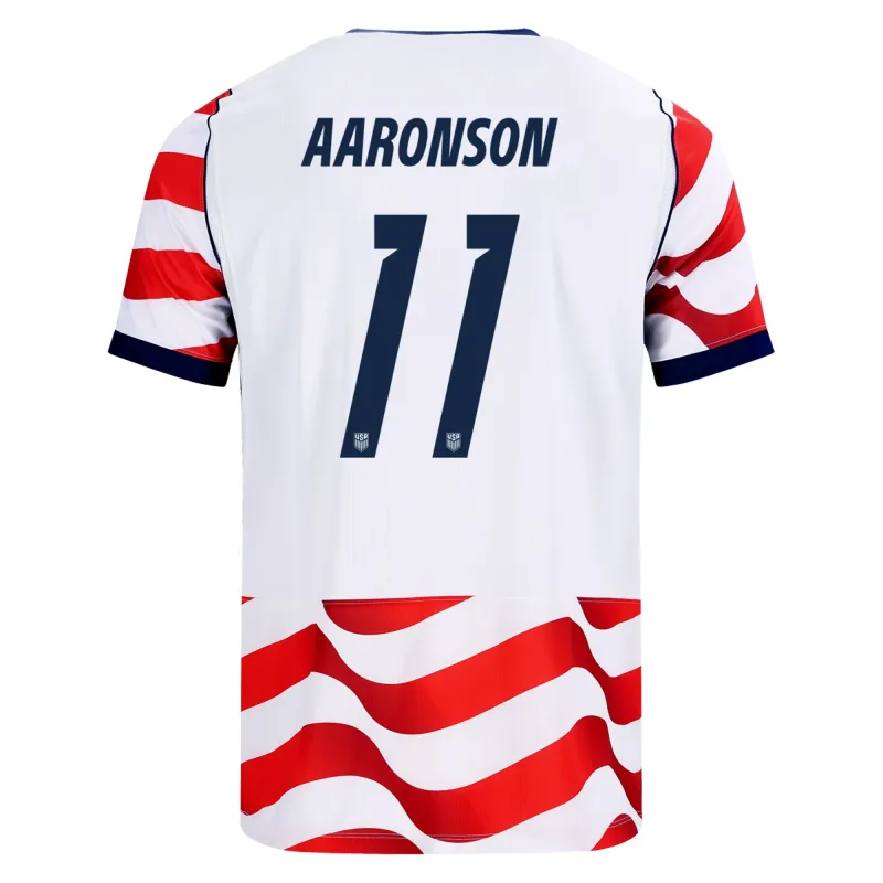 USMNT World Cup 2026 Home Soccer Jersey Aaronson #11