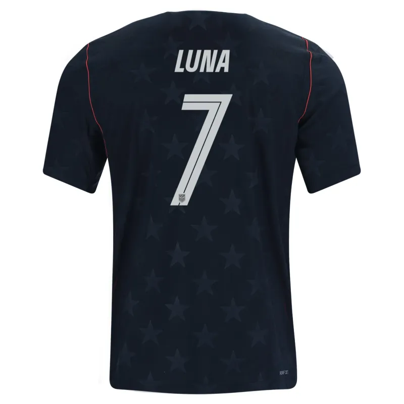 USMNT World Cup 2026 Away Soccer Jersey Luna #7