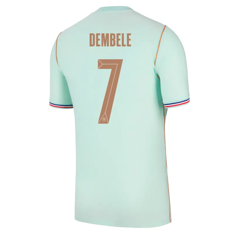 France 2026 World Cup Away Soccer Jersey Dembele #7