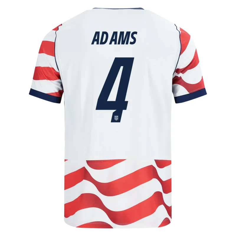 USMNT World Cup 2026 Home Soccer Jersey Adams #4