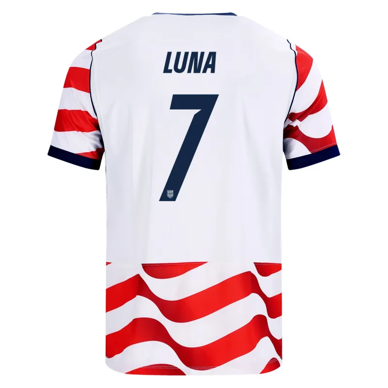 USMNT World Cup 2026 Home Soccer Jersey Luna #7