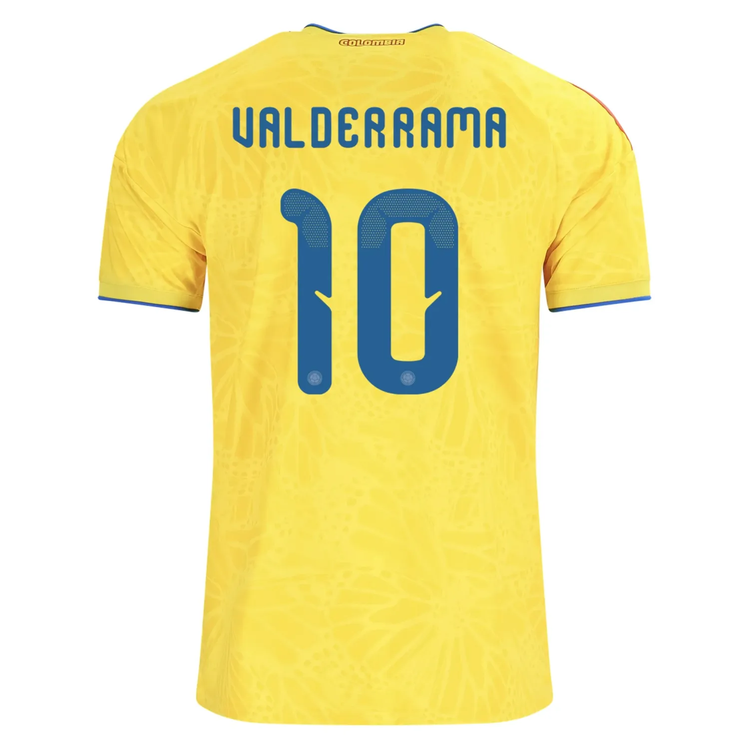 Colombia 2026 World Cup Home Soccer Jersey Valderrama #10