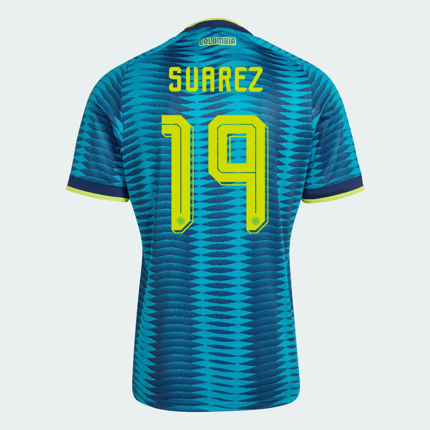 Colombia 2026 World Cup Away Soccer Jersey Suarez #19