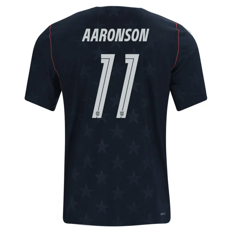 USMNT World Cup 2026 Away Soccer Jersey Aaronson #11