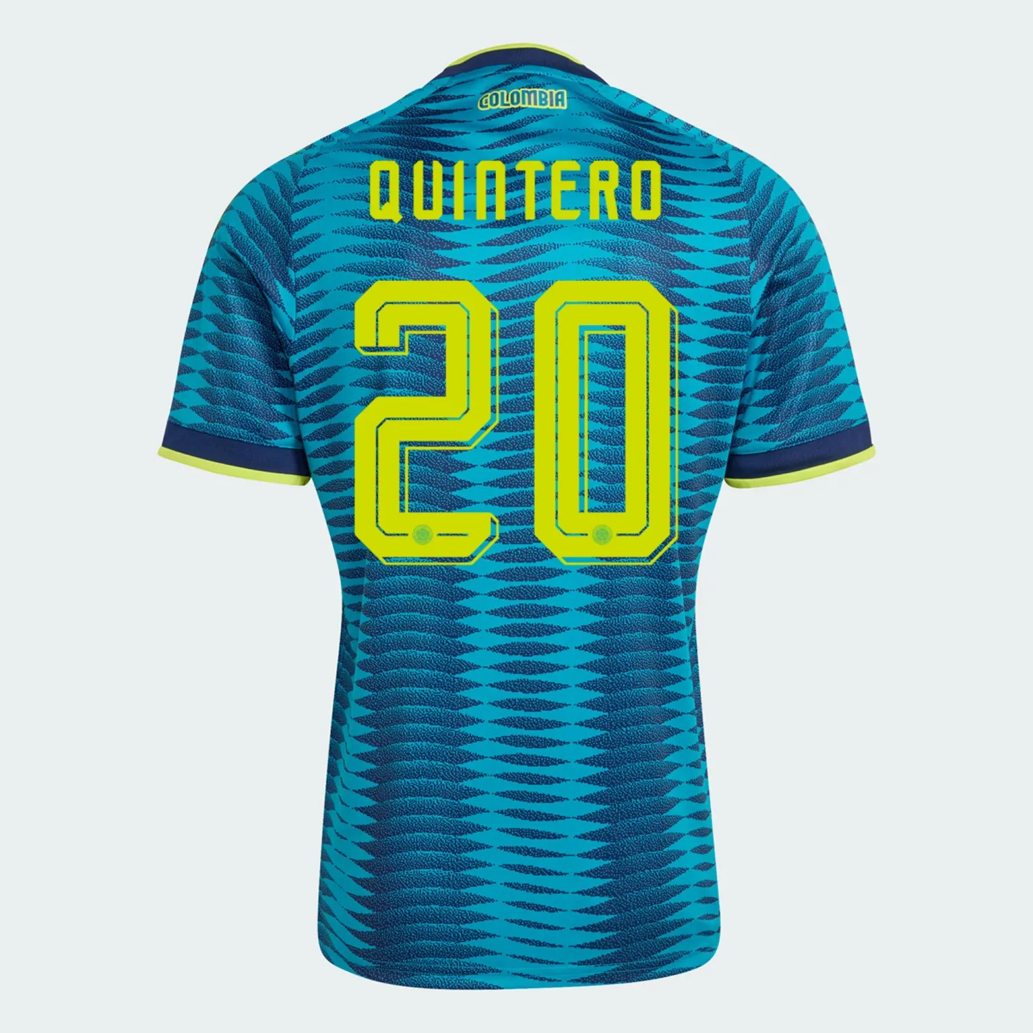 Colombia 2026 World Cup Away Soccer Jersey Quintero #20
