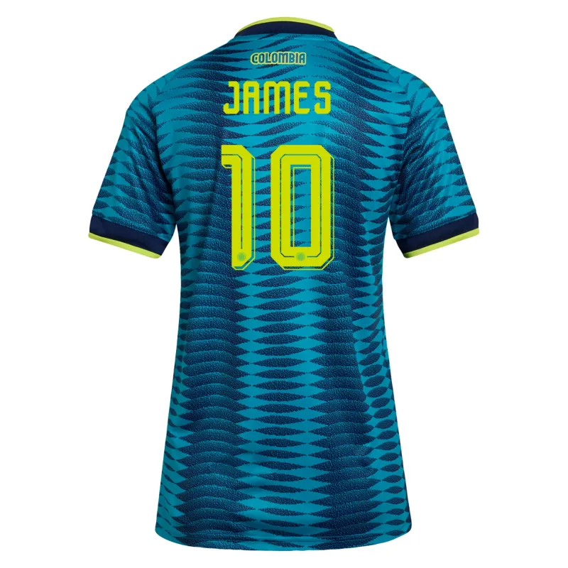 Colombia 2026 World Cup Away Women's Soccer Jersey James #10
