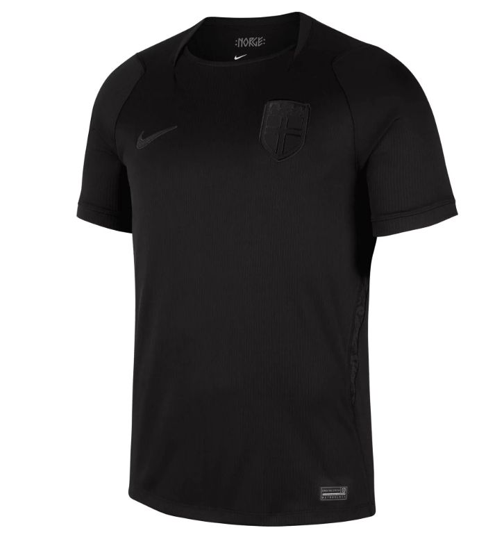 Norway All Black Away World Cup Soccer Jersey 2026