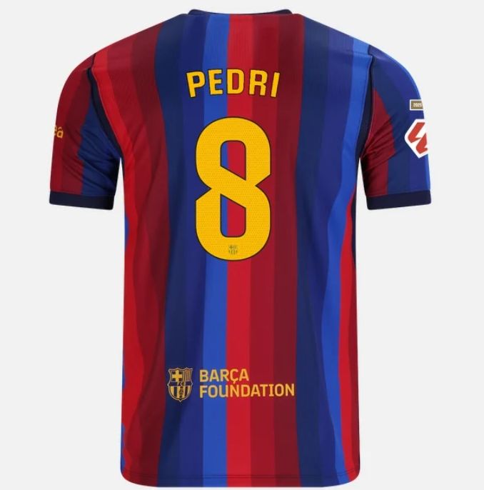 FC Barcelona Home Soccer jersey 26-27 PEDRI #8