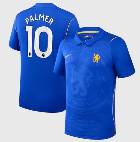Chelsea Home Blue Soccer Jersey 26-27 Palmer #10