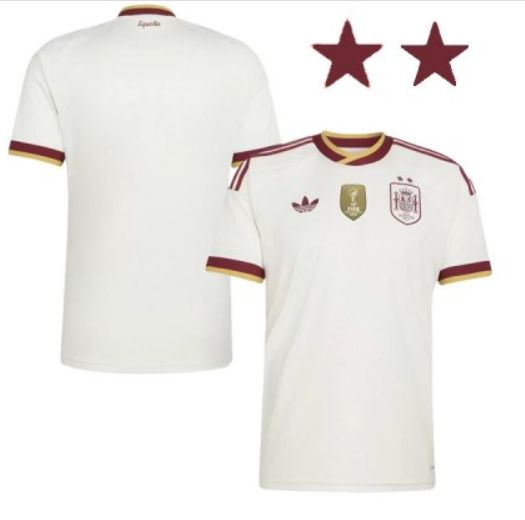 Spain Two Star Away Soccer Jersey 2026-27