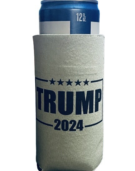Trump 2024 Koozie - Gray