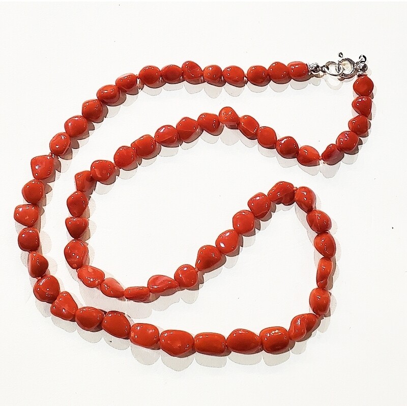 Collana sassetti di corallo