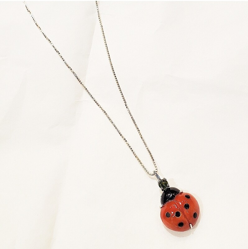 Collana coccinella  argento925