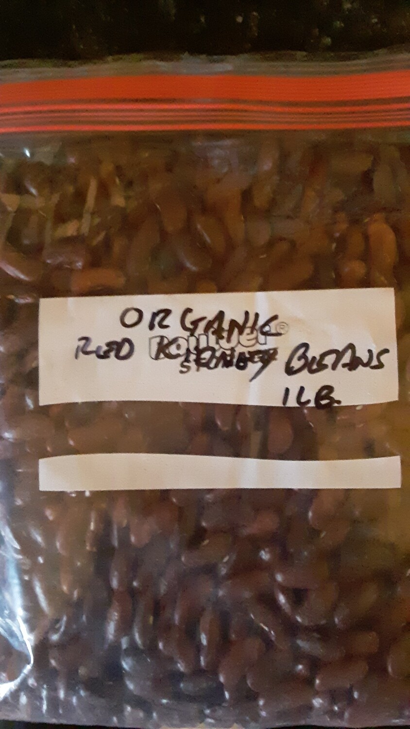 Genesee Valley Bean organic red kidney beans, 1 lb