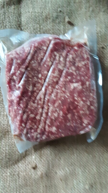 Grass-fed, organically-raised Angus ground beef. ~1 lb.