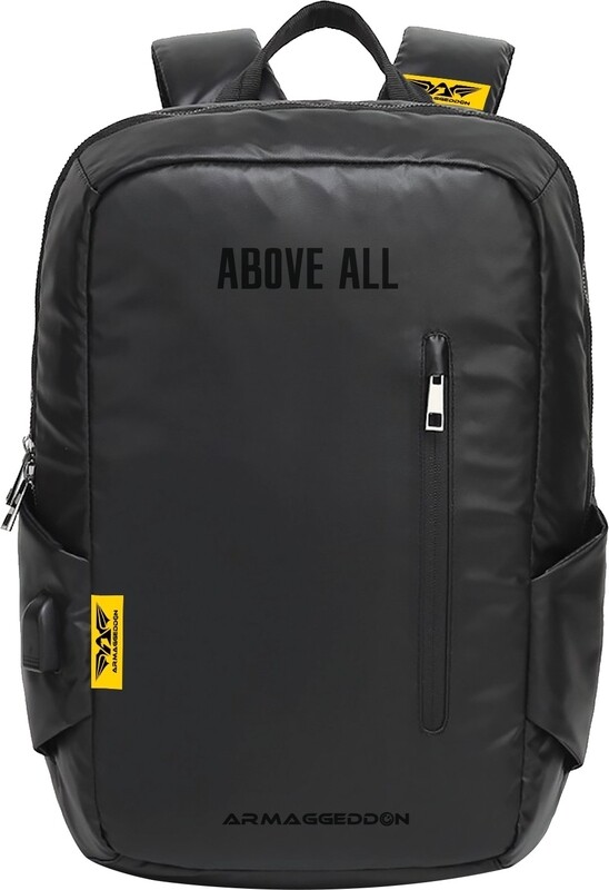 Armaggeddon Shield-3 Black 15.6&quot; Laptop/keyboard Backpack w/ number lockusb port for power bank