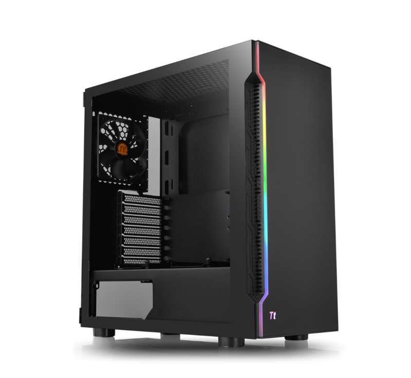 Thermaltake H200 (CA-1M3-00M1WN-00) Tempered Glass RGB Edition ATX Mid-Tower Black Case