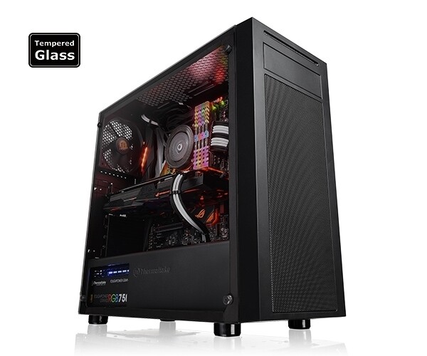 Thermaltake Versa J22 Tempered Glass Edition Mid Tower Gaming Case without PSU