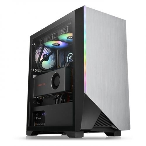 Thermaltake H550 (CA-1P4-00) Tempered Glass ARGB ATX Mid-Tower Black Case