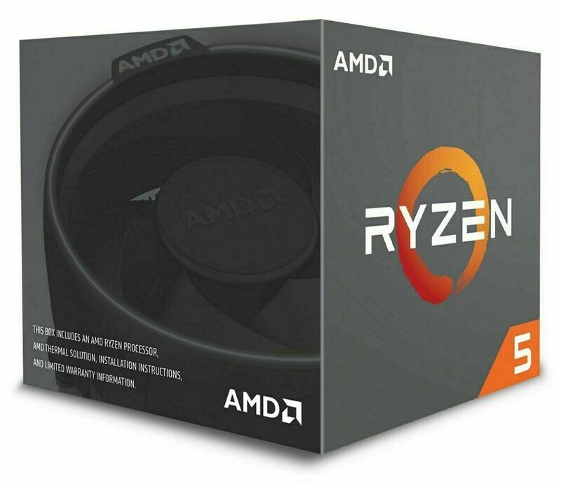 AMD YD1600BBAFBOX Ryzen 5 1600 AM4 Processor with Wraith Stealth