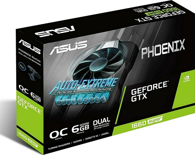 ASUS Phoenix GeForce GTX 1660 SUPER OC Edition, 6GB
