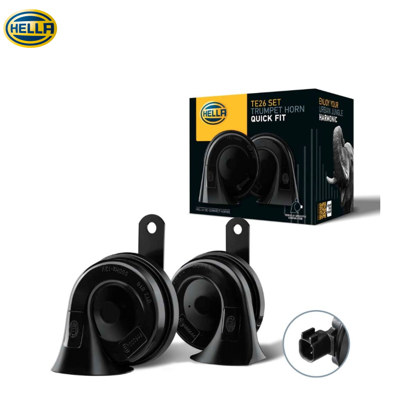 HELLA  Meertonige luchthoorn (stuks) voor FORD RANGER / FIESTA / FOCUS / etc....