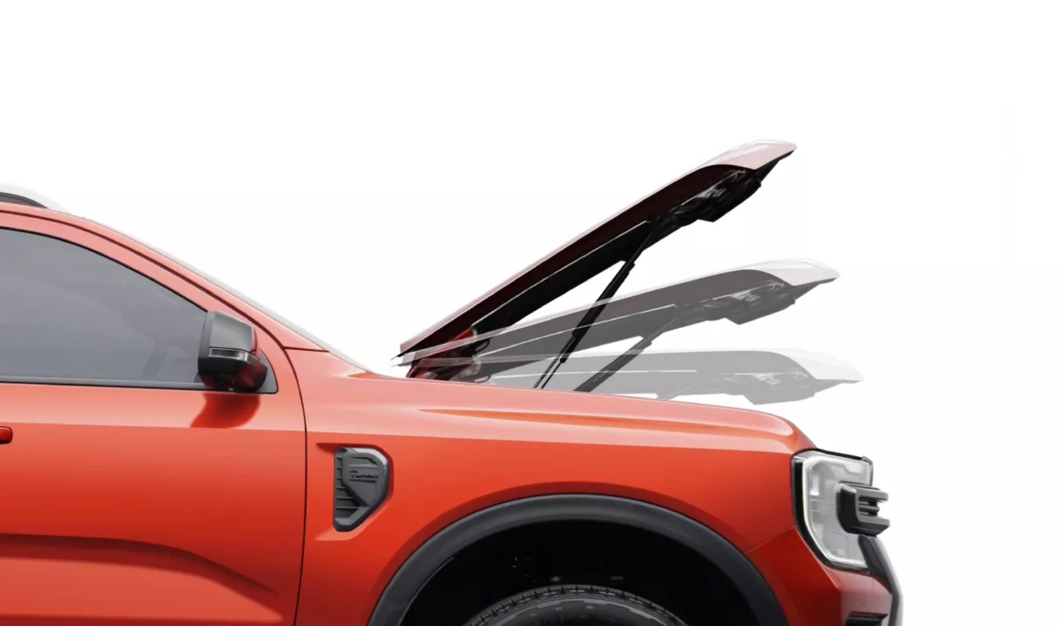 Aeroklas – Motorkap gasveer – 1 pair – Ford Ranger – 2023-