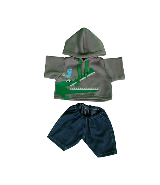 Crocodile Hoodie Outfit - 16 inches Crocodile Hoodie Outfit - 16 inches