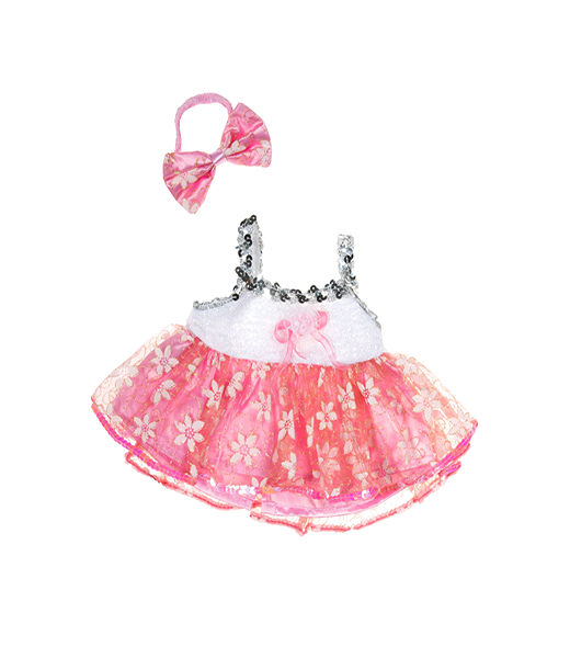 Pink Passion Hearts Dress Outfit - 16 inches Pink Passion Hearts Dress Outfit - 16 inches