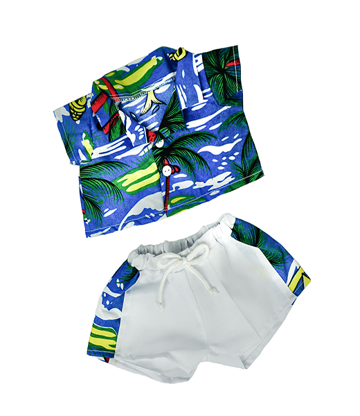 Hawaiian Shirt & Shorts Outfit - 16 inches Hawaiian Shirt & Shorts Outfit - 16 inches
