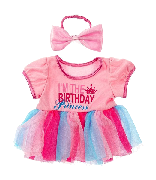 Birthday Princess with Bow Clothing - 16 inches Birthday Princess with Bow Clothing - 16 inches
