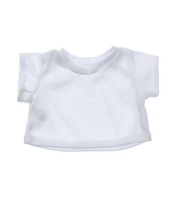 White Basic Tee Shirt - 16 inches White Basic Tee Shirt - 16 inches
