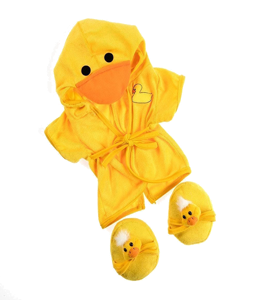 Duck Robe with Slippers Outfit - 16 inches Duck Robe with Slippers Outfit - 16 inches