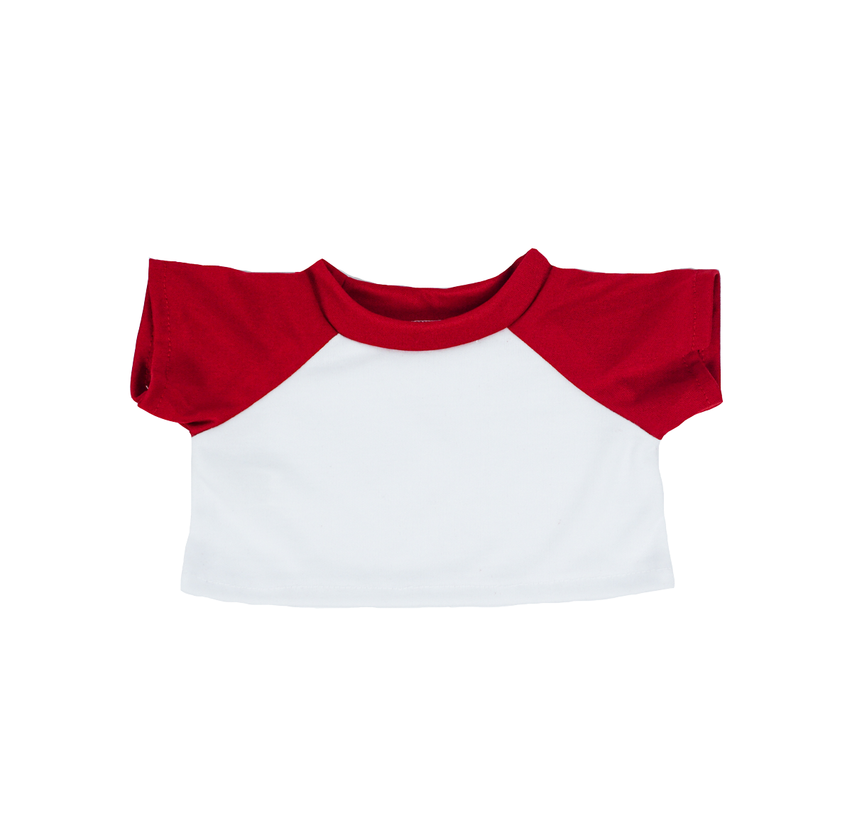White with Red Sleeves Basic T-Shirt - 16 inches White with Red Sleeves Basic T-Shirt - 16 inches