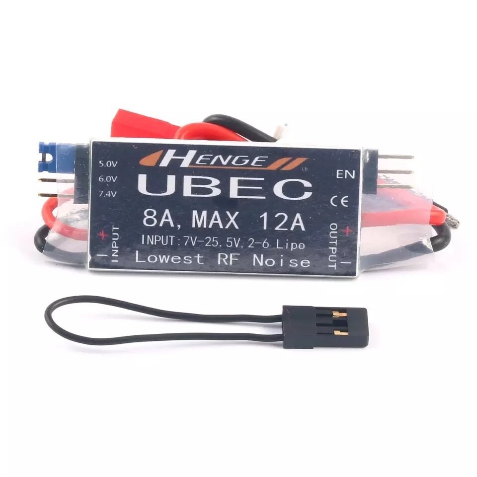 Henge 8A UBEC (5V/6V/7.4V) 8-12A Input 7-25.5V