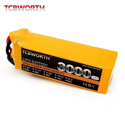 4S LiPo Graphene RC-Akku 14.8V 3000mAh 75-150C 4S LiPo Graphene RC-Akku 14.8V 3000mAh 75-150C