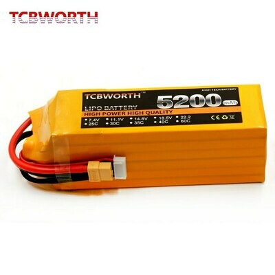 6S Lipo RC-Akku 22.2V 5200mAh 60-120C 6S Lipo RC-Akku 22.2V 5200mAh 60-120C